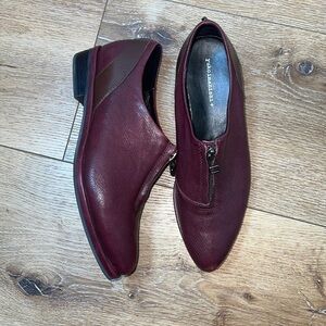 Yuko Imanishi + Oxblood Zip Top Oxfords Size 38/7.5US